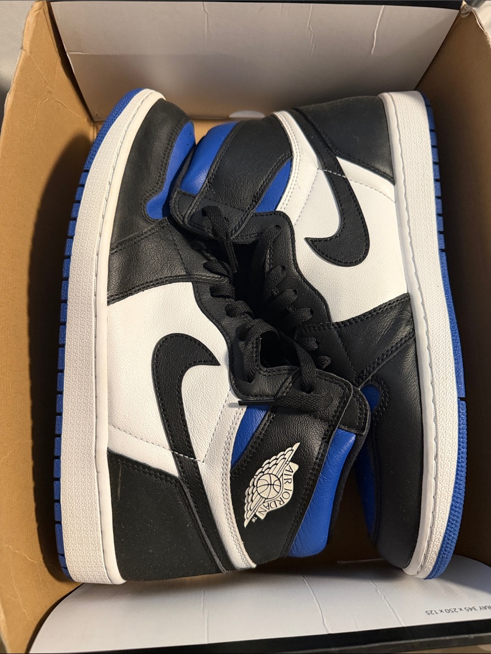 Jordan Men's Sneakers - Black White Blue